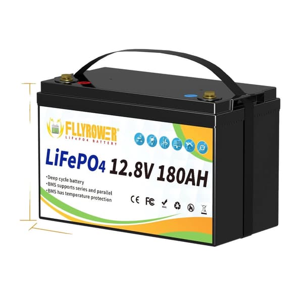 LiFePO4-batteri, 12,8V, kapacitet 100Ah / 120Ah, høj cykluslevetid,12v 180Ah