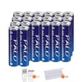 Miniatyrbillede 1 af 2: PALO AAA Genopladelige Lithiumbatterier, 1110mWh Kapacitet, USB Opladning,20 stk. AAA-batteri