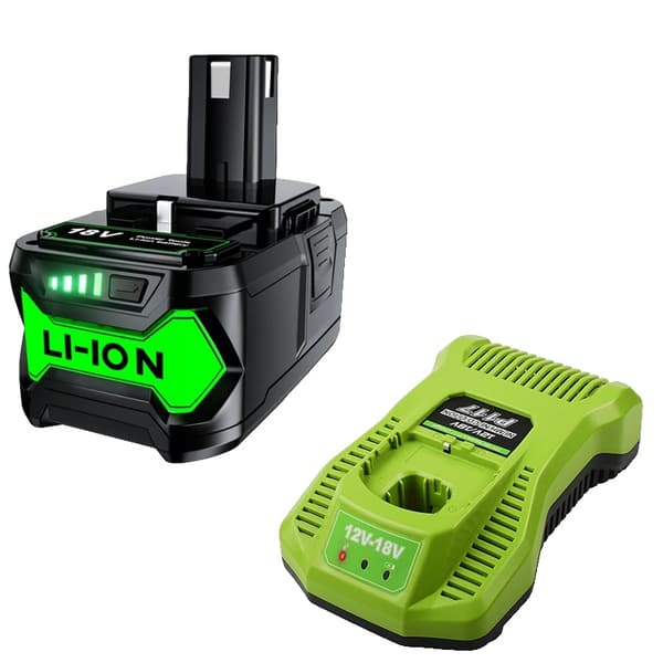 18V litiumioniakku, 3000mAh/6000mAh kapasiteetti, nopea latauslaturi,1X Akun Laturi