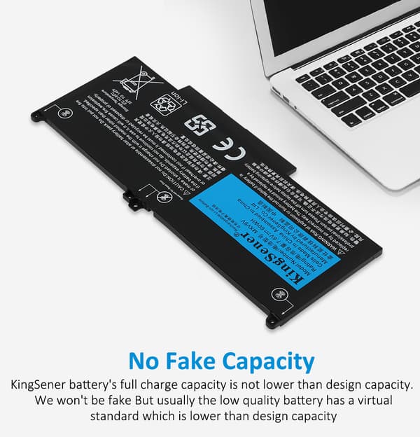 KingSener Laptopbatteri, 60Wh kapacitet, Li-Polymer type, flere sikkerhedsbeskyttelser