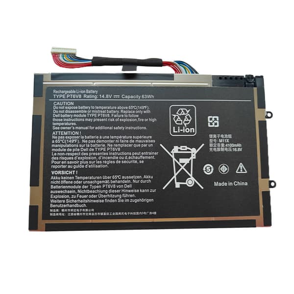 JC PT6V8 Laptopbatteri, 14.8V Strøm, 4100mAh Kapacitet,JC PT6V8 4100mAh
