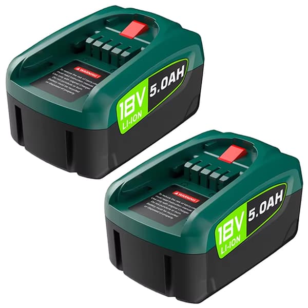 18V Ersättningsbatteri, 5000mAh kapacitet, kompatibelt med Bosch PBA,2 Batteri 5000 MAH