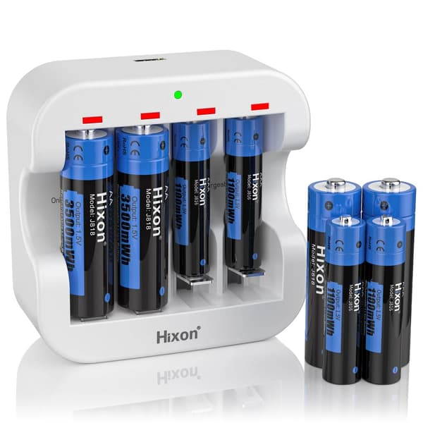 Genopladelige batterier, høj kapacitet 3500mWh, hurtig opladning på 2 timer,4PCAA 4PCAAA WICH