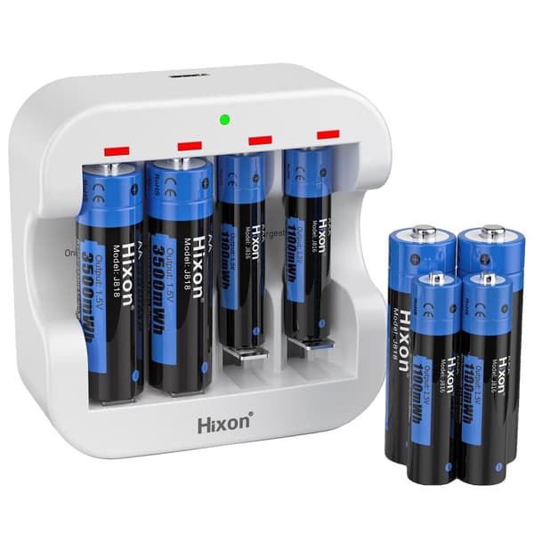 Genopladelige batterier, høj kapacitet 3500mWh, hurtig opladning på 2 timer,4PCAA 4PCAAA WICH