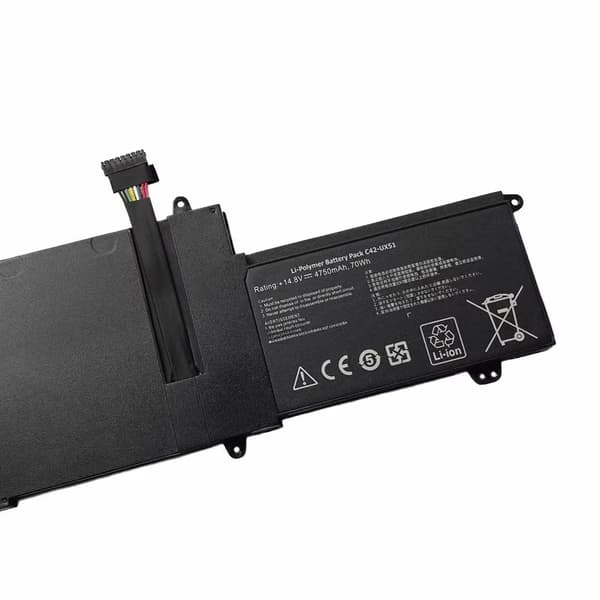 C42-UX51 Laptopbatteri, 14.8V spænding, 4750mAh kapacitet,4001 - 5000 mAh