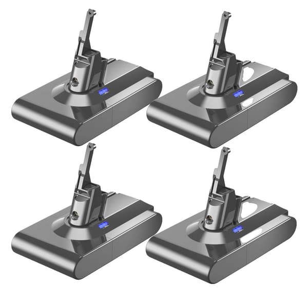 V8 Erstatningsbatteri, 6000mAh Kapacitet, Li-ion Teknologi,4 BAT