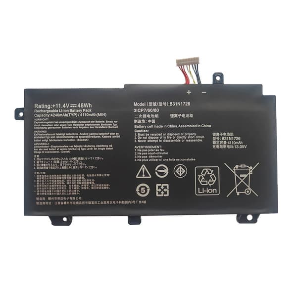 B31N1726 Batteri, 11.4V Spänning, 48Wh Kapacitet,B31N1726