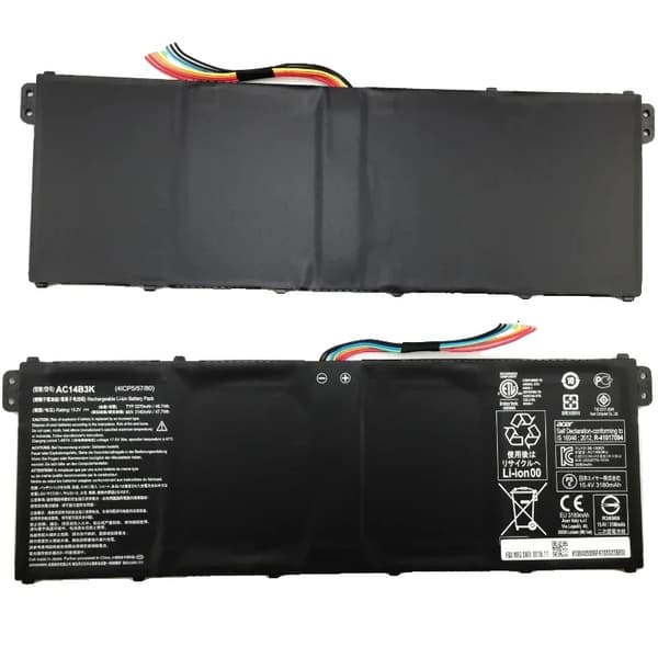 AC14B3K Laptopbatteri, 3270mAh kapacitet, 15.2V spænding,3270mAh