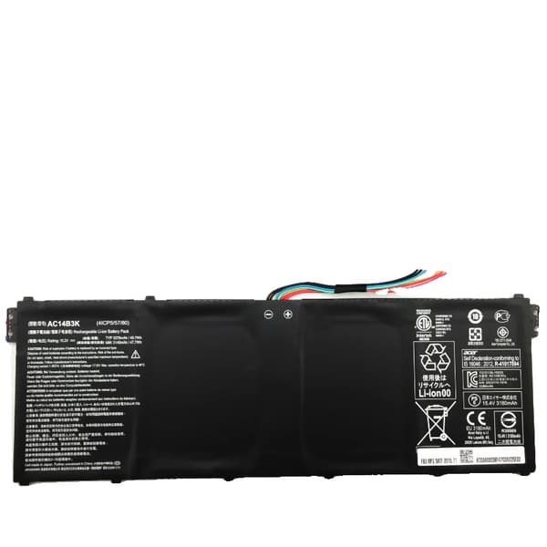 AC14B3K Laptopbatteri, 15,2V spænding, 3270mAh kapacitet,AC14B3K