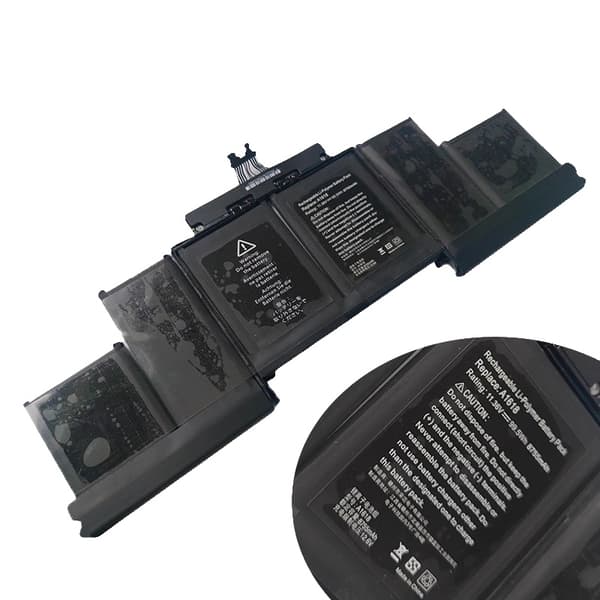 Macbook Pro Batteriudskiftning, Høj Kapacitet 8440mAh, CE Certificeret,A1618 2015 årg, 8400 mAh