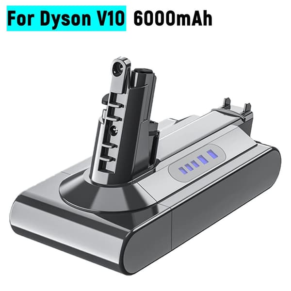 Vaihtobatteri, 6000mAh kapasiteetti, yhteensopiva V6–V11-sarjan kanssa,V10 6000mAh akku