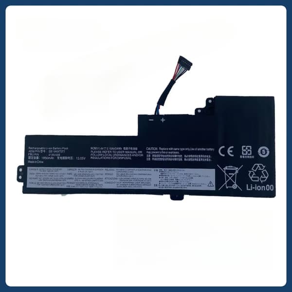 Lenovo ThinkPad bærbar computerbatteri, 2000mAh kapacitet, 11.4V lithium-ion,1601 - 2000 mAh