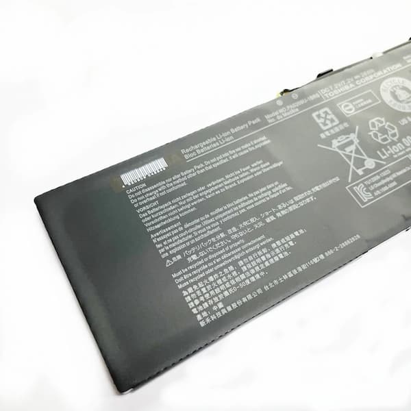 TOSHIBA Laptopbatteri, 4 celler, 7.2V, 28WH kapacitet