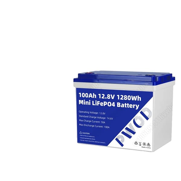 LiFePO4 batteripakke, 100Ah kapacitet, 6000+ cyklusliv,1STK