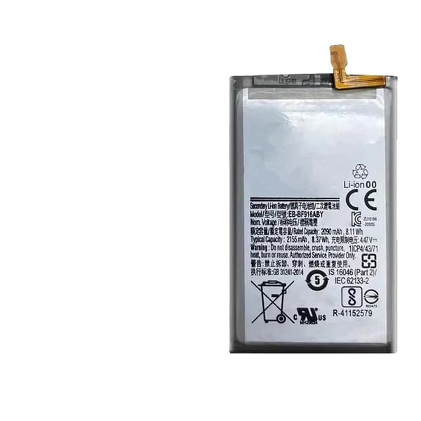 Erstatningsbatteri, 2090mAh kapacitet, MSDS-certificeret,EB-BF916ABY