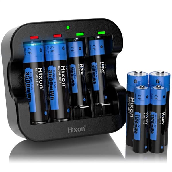 Genopladelige batterier, høj kapacitet 3500mWh, hurtig opladning på 2 timer,4PCAA 4PCAAA BLCH