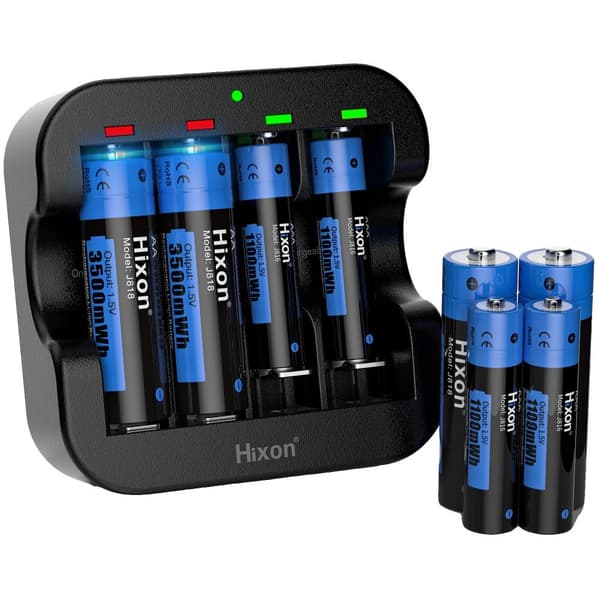 Genopladelige batterier, høj kapacitet 3500mWh, hurtig opladning på 2 timer,4PCAA 4PCAAA BLCH