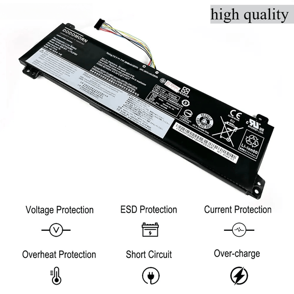 Lenovo bærbar computerbatteri, 3948mAh kapacitet, Li-Ion type, kompatibel med V130 og V330 modeller.