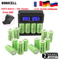 Miniatyrbillede 2 af 2: 16X Genopladelige CR123A Batterier, 2800mAh Kapacitet, CE Certificeret,16XBatteri-2Opladning