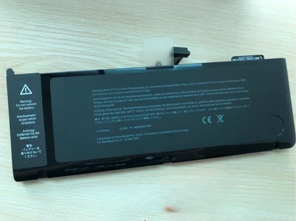 A1321 Laptopbatteri, 10,85V spænding, 77,5Wh kapacitet, 6-celle design