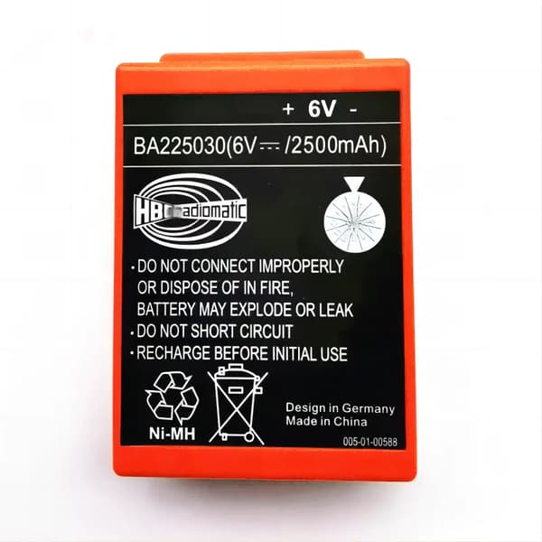 Fjärrkontroll Litiumbatteri, 2500mAh Kapacitet, Uppladdningsbart, CE Certifierat