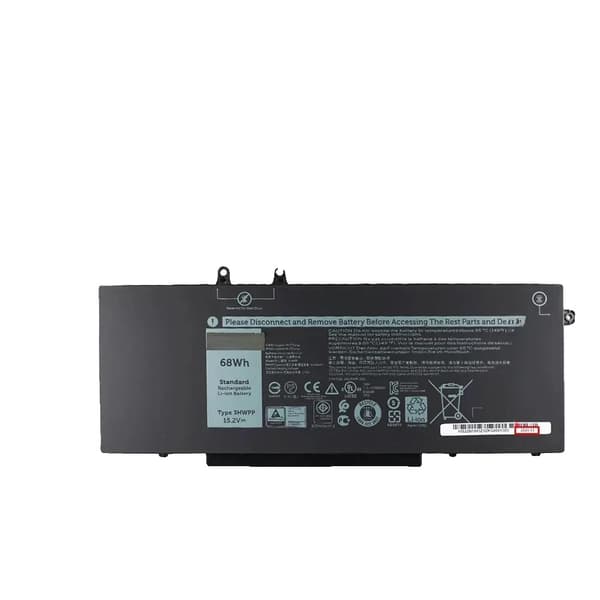 Laptopbatteri til Dell Latitude & Precision, 15,2V spænding, 68Wh kapacitet, Li-Ion type