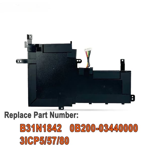 B31N1842 Laptopbatteri, 11,52V spænding, 3653mAh kapacitet, 4 celler