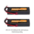 Miniatyrbillede 2 af 2: Lipo Batteri, Høj Kapacitet, Flere Størrelser,2S 5200mah 50C T H
