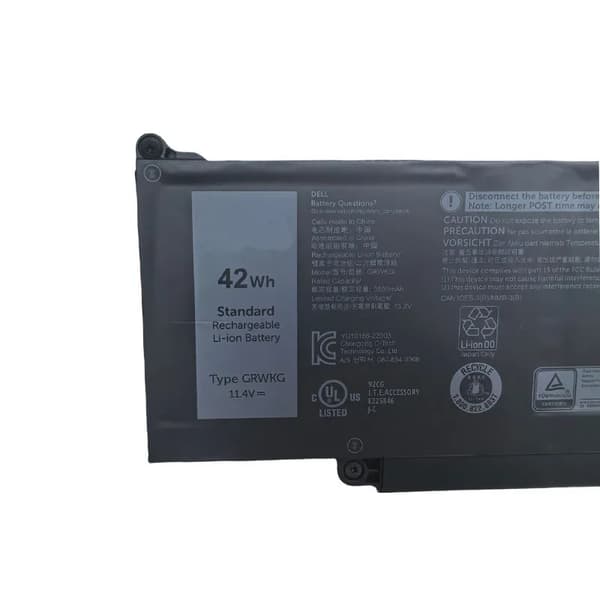 DELL Precision 15 3561 Batteri, 11.4V Li-Ion Teknologi, Kompatibel med Flere P/N, Professionel Installation Anbefales