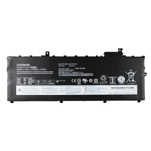 Lenovo kannettavan tietokoneen akku, 11.52V jännite, 3 solua kapasiteetti,Lenovo