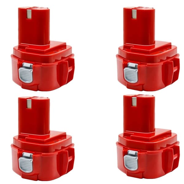 12V Erstatningsbatteri, 4000mAh Kapacitet, Genopladeligt Ni-Mh,4STK 4.0Ah Batteri