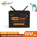 Miniatyrbild 2 av 2: 12,8V Litiumjärnfosfatbatteri, 100Ah kapacitet, 6000 cykler livslängd,12,8V 100Ah BT