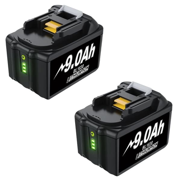 Makita 18V Batteriladdare, Kompatibel med BL1850B och BL1860, Snabbladdning för Elverktyg, Svart