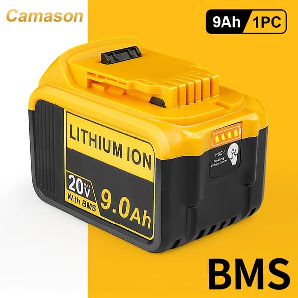 Batteri, Genopladelig, Lithium, 9Ah batteri 1 stk, 20V