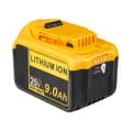 Miniatyrbillede 1 af 2: Batteri, Genopladelig, Lithium, 9Ah batteri 1 stk, 20V