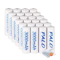 Miniatyrbillede 1 af 2: AA genopladelige batterier, 3000mAh kapacitet, NI-MH type,24 stk AA batteri, 1,2V