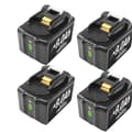 Miniatyrbillede 2 af 2: Makita 18V Batteri, 60Ah Kapacitet, LED Brændstofmåler, 4 stk 90