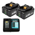Miniatyrbillede 1 af 2: Makita LXT Batteri, 18V, 60Ah Kapacitet, Li-ion Teknologi, 2 og 1