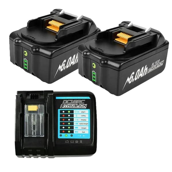 Makita LXT Batteri, 18V, 60Ah Kapacitet, Li-ion Teknologi, 2 og 1