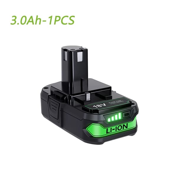 Ryobi 18v Batteri, Kompatibel med P102 P103, Langvarig Trådløs Kraft, 1PCS 30Ah