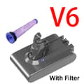 Pikkukuva 2 / 2: Dyson V10 -akku, 6000 mAh kapasiteetti, langaton pölynimuri, V6 1 suodatin