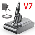 Miniatyrbillede 2 af 2: Dyson V10 Batteri, 6000mAh Kapacitet, Trådløs Støvsuger, V7 med oplader