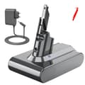 Miniatyrbillede 1 af 2: Dyson V10 Batteri, 6000mAh Kapacitet, Trådløs Støvsuger, V7 med oplader