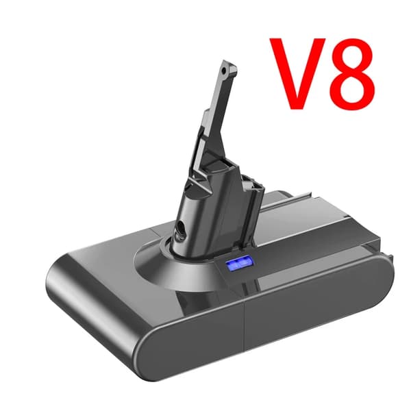 Dyson V10 Batteri, 6000mAh Kapacitet, Trådløs Støvsuger, V8