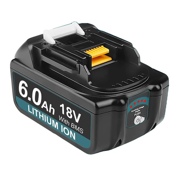 Makita 18V akku, ladattava, Li-ion teknologia, 6Ah akku 1 kpl, 18V