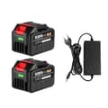 Miniatyrbillede 1 af 2: Genopladeligt Lithium-ion Batteri, 22500mAh Kapacitet, Batteri Indikator, 2-928VF-1 Oplader
