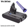 Miniatyrbillede 2 af 2: Dyson V6 Batteri, 216V Kapacitet, Kompatibel med Flere Dyson Modeller, Himmelblå