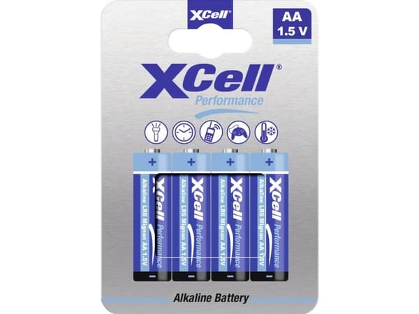 XCell LR6HP AA-batteri Alkali-mangan 1,5 V 4 stk