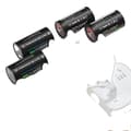 Miniatyrbillede 1 af 2: 3.7V CR123A-batteri, 2550mWh kapacitet, USB Type-C opladning, genopladeligt Li-Ion,4PCS og datalinje