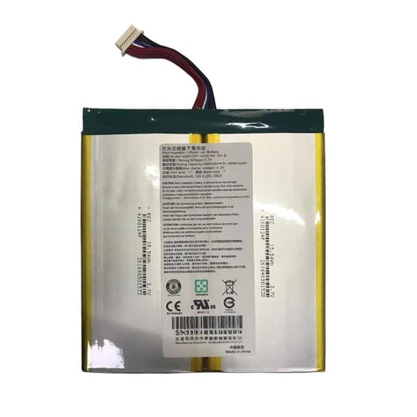 Batteri, 6400mAh, Li-ion teknologi